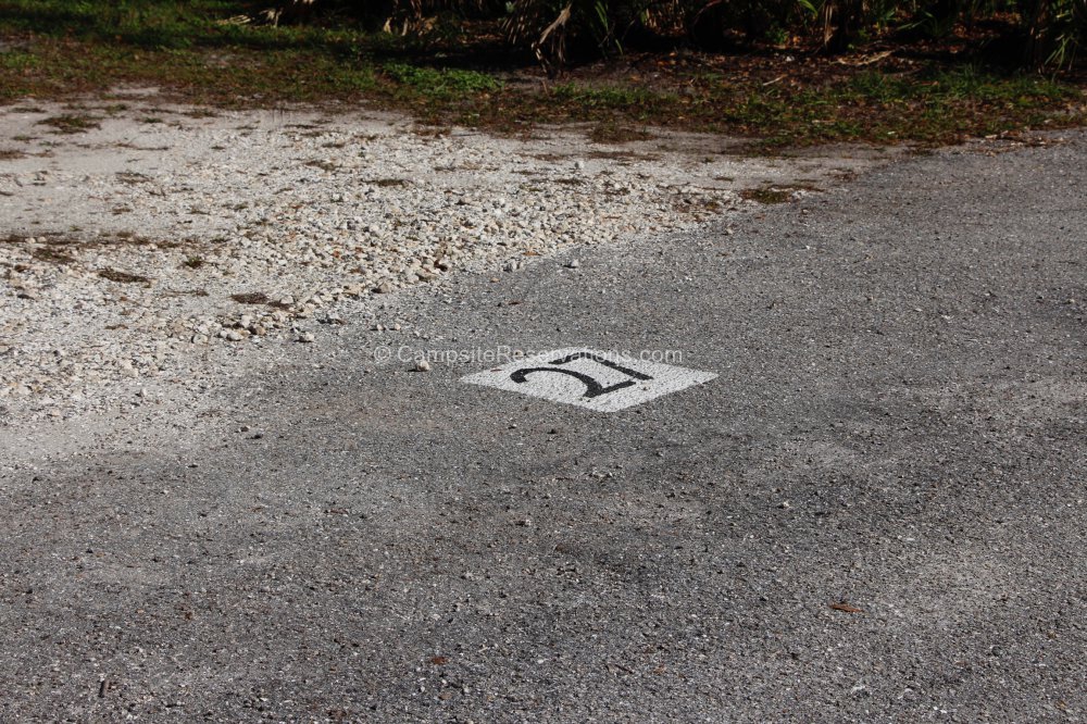 Photo of Campsite 27 in Lake Manatee State Park Campground at Lake